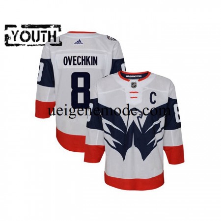 Kinder Washington Capitals Eishockey Trikot Alexander Ovechkin 8 Adidas 2023 NHL Stadium Series Weiß Authentic